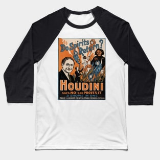 Houdini Show - Poster Baseball T-Shirt